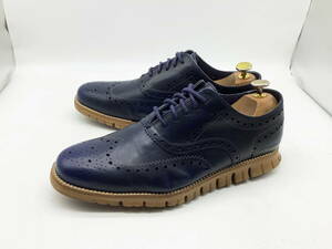 【美品】COLEHAAN コールハーン ★ ゼログランド ネイビー US8.5 ★