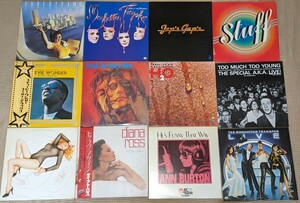 ⑱ western-style music used LP record . summarize 48 sheets +2 sheets /Supertramp/Michael Jackson/ABBA/Foreigner/Rolling Stones/STUFF etc. /.... record / approximately 14kg