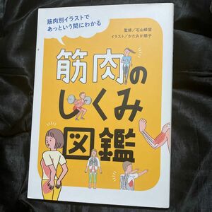 筋肉のしくみ図鑑　筋肉別イラストであっという間にわかる 石山修盟／監修　かたおか朋子／イラスト