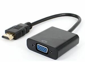 HDMI to VGA (D-Sub 15ピン) 変換アダプタ 変換器 1080P 変換ケーブル