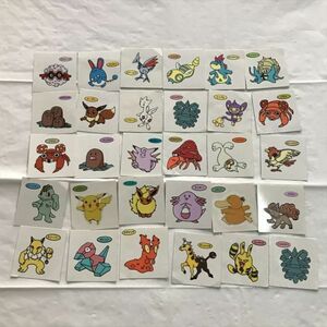 B19865 ◆ポケモン Pokemon デコキャラシール　まとめ売りセット