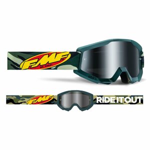 【新品 送料無料】FMF PowerCore Mirror Lens Goggles エフエムエフ パワーコア ミラー レンズ ゴーグル カラー：カモフラージュ