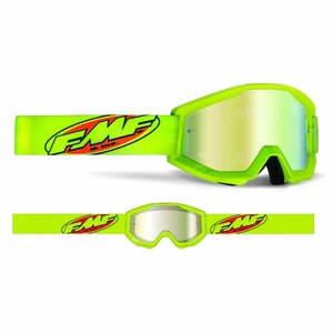 【新品 送料無料】FMF PowerCore Mirror Lens Goggles エフエムエフ パワーコア ミラー レンズ ゴーグル カラー：イエロー