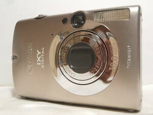 チタンボディー デジカメ Canon IXY DIGITAL 1000 (10.0メガ) 