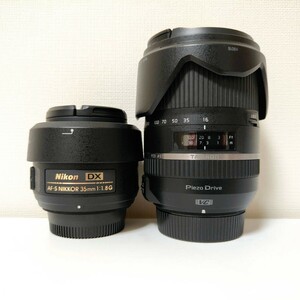 Nikon DX AF-S NIKKOR 35mm 1:1.8 G * TAMRON 16-300mm F/3.5-6.3 DiⅡ camera lens 2 piece set 