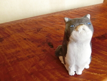 ◆高村愉以 作 新品 ねこ 土鈴 猫 CAT◆_画像1