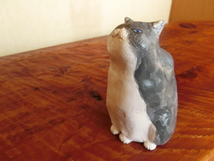 ◆高村愉以 作 新品 ねこ 土鈴 猫 CAT◆_画像2