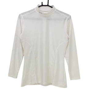  Under Armor внутренний рубашка белый тканый ткань шея Logo .... женский MD Golf одежда UNDER ARMOUR