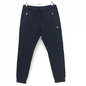 [ new goods ] Pearly Gates jogger pants navy stretch waist rubber men's 5(L) Golf wear PEARLY GATES