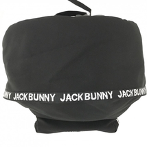 【未使用品】ジャックバニー リュックサック 黒×白 ロゴテープ JUNIOR GOLF TOUR ECCゴルフ Jack Bunny_画像5