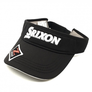  Srixon sun visor black × white Logo ....ZSTAR F(54-60cm) Golf wear SRIXON