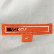 ビームスゴルフ ハーフパンツ グリーン ロゴ刺しゅう メンズ XL ゴルフウェア BEAMS GOLF_画像4