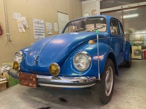 ★山口県発★ 昭和47年 VW 1302S 空冷ビートル ヤナセ物 不動車 書類付レストアベース 部品取り 全国陸送OK