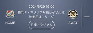 明治安田J1リーグ 5/29横浜Fマリノス対柏レイソルバックサイドペアチケット