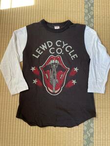 フリーホイーラーズ　七分シャツ LEWD CYCLE Co. 38（Ｍ）