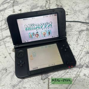 MYG-1722 super-discount ge-. machine body Nintendo 3DS LL start-up OK Junk including in a package un- possible 