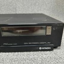 MYM5-183 激安 ビデオデッキ HITACHI VT-87 VIDEO TAPE RECORDER 日立 ビデオレコーダー 通電OK 中古現状品 ※3回再出品で処分_画像3