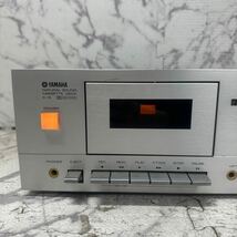 MYM5-215 激安 YAMAHA NATURAL SOUND CASSETTE DECK K-5 カセットデッキ 通電OK 中古現状品 ※3回再出品で処分_画像2