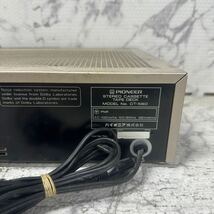 MYM5-241 激安 PIONEER STEREO CASSETTE TAPE DECK CT-580 カセットデッキ 通電OK 中古現状品 ※3回再出品で処分_画像6