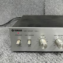 MYM5-246 激安 マイクミキサー YAMAHA MA-1 MIC MIXER ヤマハ 通電OK 中古現状品 ※3回再出品で処分_画像2