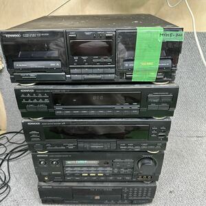 MYM5-320 激安 KENWOOD X-7i T-7i GE-7i A-5i DP-7i CD アンプ イコライザー チューナー カセット 通電OK 中古現状品 ※3回再出品で処分