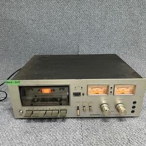 MYM5-329 激安 カセットデッキ PIONEER CT-6 STEREO CASSETTE TAPE DECK パイオニア 通電OK 中古現状品 ※3回再出品で処分