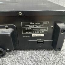 MYM5-391 激安 レーザーディスクプレーヤー HITACHI VIP-11 LASERVISION PLAYER 日立 通電OK 中古現状品 ※3回再出品で処分_画像4