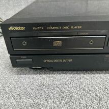 MYM5-399 激安 CDプレーヤー Victor XL-Z701 COMPACT DISC PLAYER ビクター 通電OK 中古現状品 ※3回再出品で処分_画像2