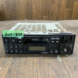 AV5-332 super-discount car stereo NISSAN clarion PN-0188C 0139172 cassette FM/AM tape deck old car electrification not yet verification Junk 