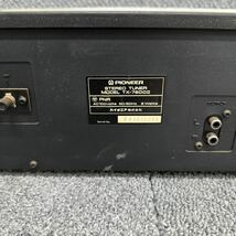 MYM5-468 激安 ステレオチューナー PIONEER STEREO TUNER TX-7600Ⅱ パイオニア 通電OK 中古現状品 ※3回再出品で処分_画像4