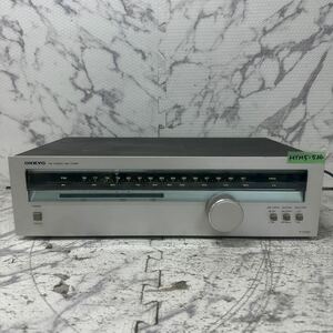 MYM5-536 super-discount ONKYO FM STEREO/AM TUNER T-7700 tuner electrification OK used present condition goods *3 times re-exhibition . liquidation 