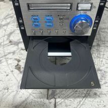 MYM5-543 激安 Panasonic MD STEREO SYSTEM SA-PM700MD ミニコンポ 通電OK 中古現状品 ※3回再出品で処分_画像2