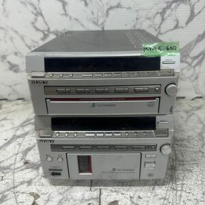 MYM5-600 super-discount SONY COMPACTDISC MINIDISC DECK HMC-MD777 CD deck MD deck operation not yet verification used present condition goods *3 times re-exhibition . liquidation 