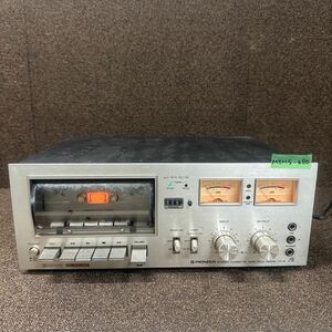 MYM5-680 super-discount PIONEER STEREO CASSETTE TAPE DECK CT-4 cassette deck electrification OK used present condition goods *3 times re-exhibition . liquidation 