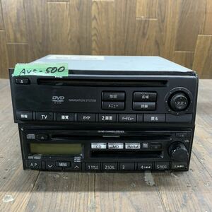 AV5-500 激安 カーステレオ NISSAN セレナ 25915 CX200 281A2-CX000 RM-A50SAQP ナビ操作パネル CD MD プレーヤー 通電未確認 ジャンク