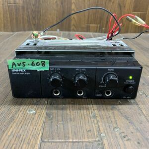 AV5-608 super-discount car amplifier UNI-PEX Uni peks40W NDA-402A 10K1301785 amplifier loudspeaker body only electrification has confirmed used present condition goods 