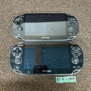 MYG-1904 super-discount ge-. machine PS VITA body SONY PSVITA PCH-1100 2 point set sale operation not yet verification Junk including in a package un- possible 