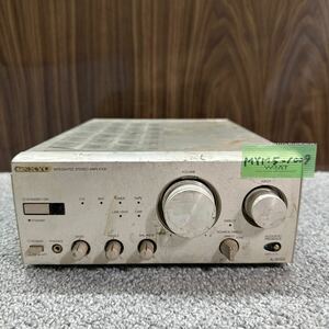 MYM5-1009 super-discount pre-main amplifier ONKYO A-909X INTEGRATED STEREO AMPLIFIER electrification un- possible Junk *3 times re-exhibition . liquidation 