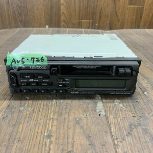AV5-726 激安 カーステレオ KENWOOD RX-290 20801509 カセット FM/AM テープデッキ 通電未確認 ジャンク