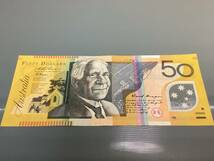 外国紙幣 オーストラリアドル 紙幣 旧紙幣 計100ドル (50ドル×1枚 10ドル×3枚 5ドル×4枚)_画像2