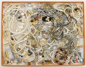  lady's plating accessory ring necklace etc. . summarize approximately 2.4kg②