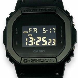 ■稼働品・美品・良品　CASIO カシオ G-SHOCK　DW-5600BB-1JF ソリッドカラーズ　腕時計 デジタル　ブラック/黒