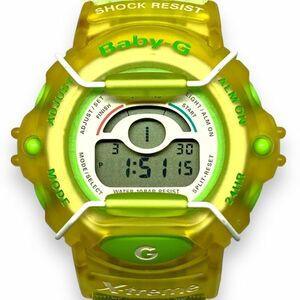 ■稼働品　CASIO カシオ BABY-G ベビーG　BG-340　イエロー/黄