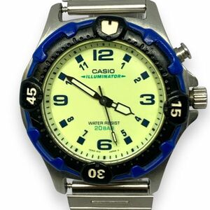 ■稼働品・希少　CASIO DIVER　カシオ ダイバー　MD-743　カジキ　スクリューバック式　メンズ腕時計　新品電池交換済