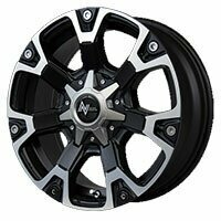 MID NITROPOWER WARHEAD ウォーヘッド (セミグロスブラック) アルミホイール4本セット 18×8.0J 6H PCD139.7 +38 ナイトロパワー