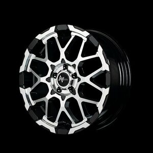 MID NITROPOWER M28 BULLET (ブラック/ミラーカット) アルミホイール4本セット 16×7.0J 5H PCD114.3 +40 ナイトロパワー