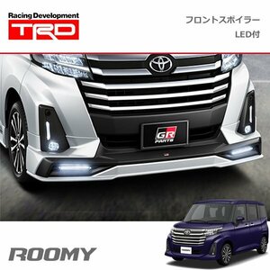 TRD GRフロントスポイラー(LED付) パールホワイトIII ルーミー M900A M910A 20/9～