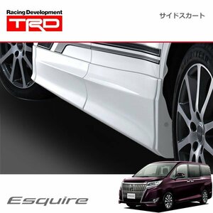 TRD サイドスカート 素地(未塗装) エスクァイア ZRR80G ZRR85G ZWR80G 17/07～18/06 除くドアエッジプロテクター(純正用品)付車