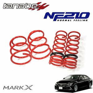 tanabe タナベ ダウンサス サステック NF210 1台分セット マークX GRX130 H28.11～R1.12 4GR-FSE FR 2500 NA 250G