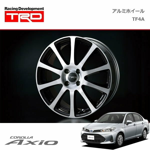 TRD アルミホイール TF4A 16インチ 1本 カローラアクシオ NKE165 NRE161 17/10～19/9